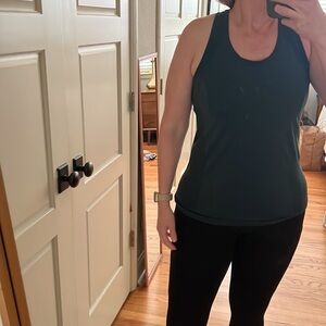 Sweaty Betty Athlete Seamless Workout Tank dark green size L - see measurements
